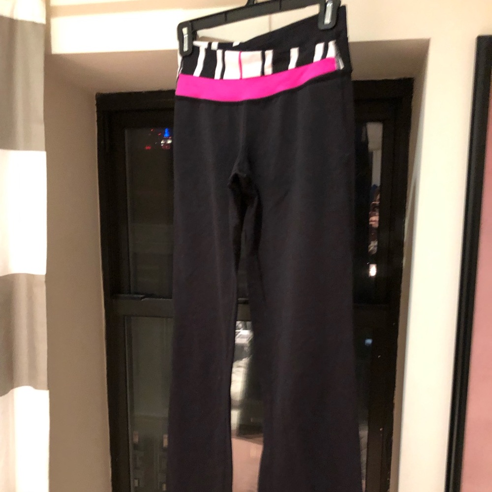 Lululemon TALL yoga pants with asymmetrical waist